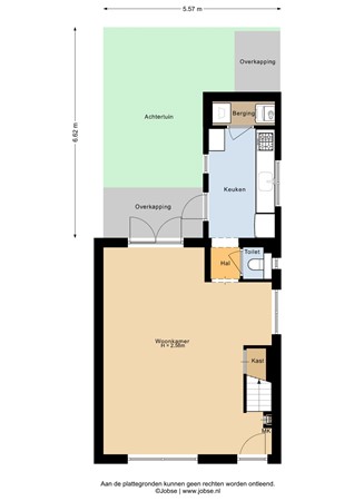 Floorplan - Nieuwe Schans 79, 3751 BB Bunschoten-Spakenburg